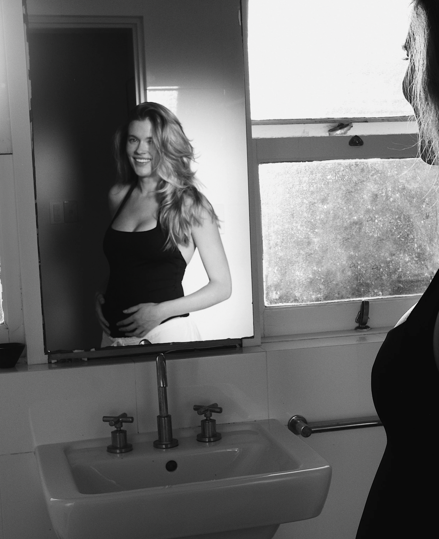In Reflection with model Victoria Lee